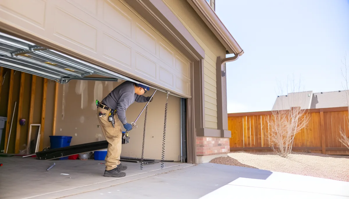 Garage door service in Westminster, Colorado